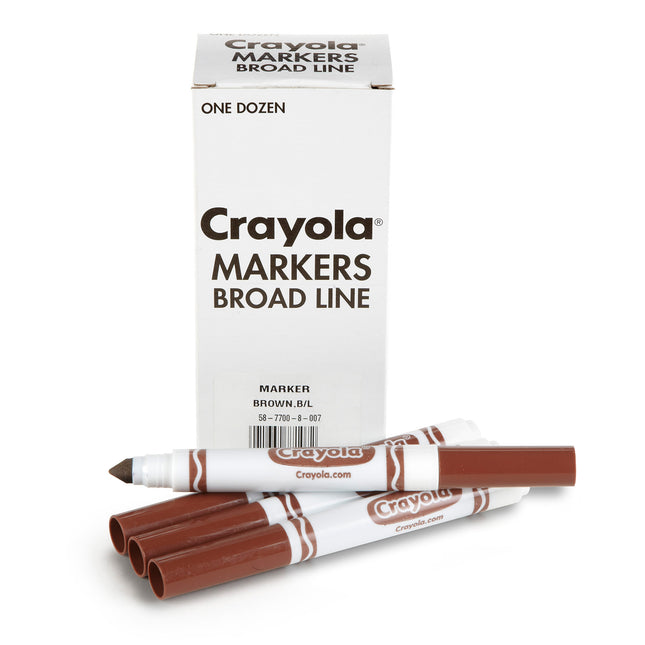Brown Bulk Marker Conical Tip 12pk