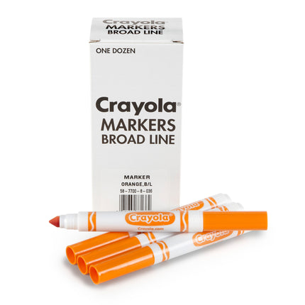 Orange Bulk Marker Conical Tip 12pk