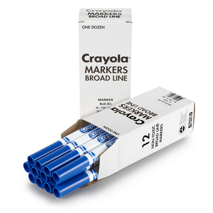 Blue Bulk Marker Conical Tip 12pk