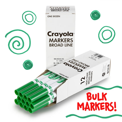 Green Bulk Marker Conical Tip 12pk