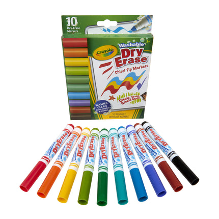 Dry Erase Markers Dura-wedge Washable, 10ct