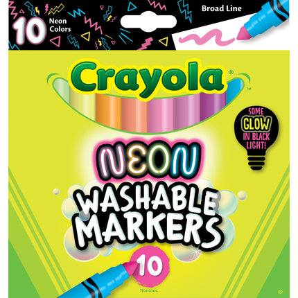 Neon Markers Broad, 10ct