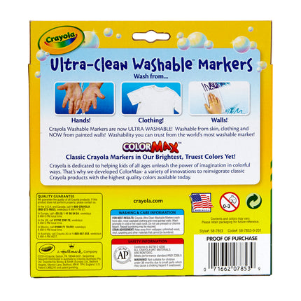 Color Max Markers Bold Broad 10ct Ultra-clean Washable