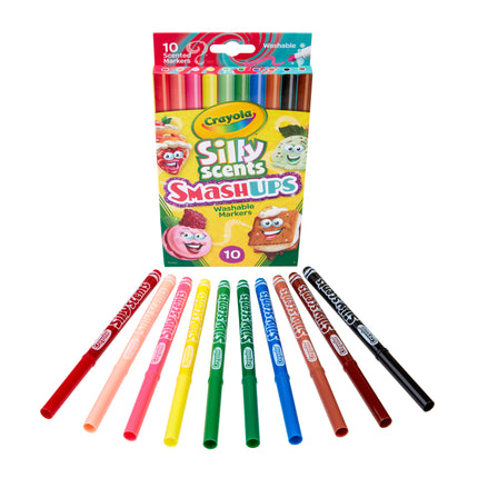 Silly Scents™ Smash Ups Slim Washable Scented Markers, 10ct
