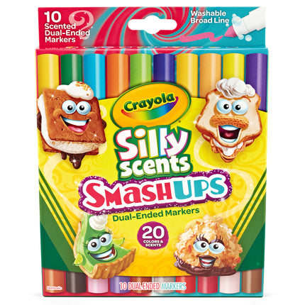 Dual Markers Silly Scents Smash Ups Washable, 10ct