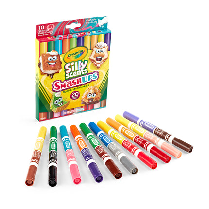 Dual Markers Silly Scents Smash Ups Washable, 10ct