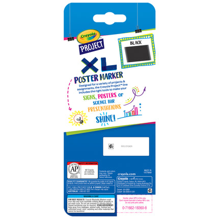 Project Xl Poster Marker Black