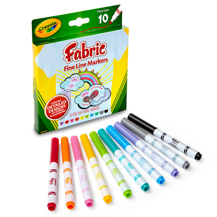 Fabric Markers, Fine Line, 10 Count