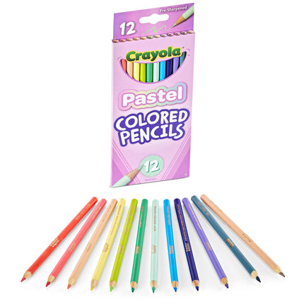 Pastel Colored Pencils, 12ct
