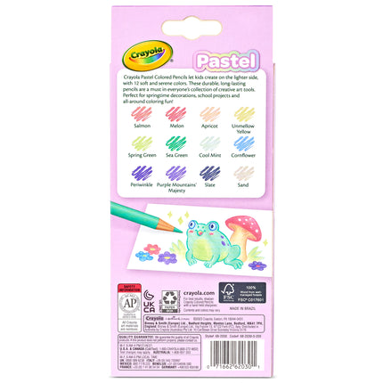 Pastel Colored Pencils, 12ct