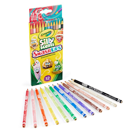 Silly Scents Smash Ups, Colored Pencils 12ct