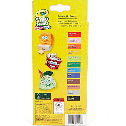 Silly Scents Smash Ups, Colored Pencils 12ct