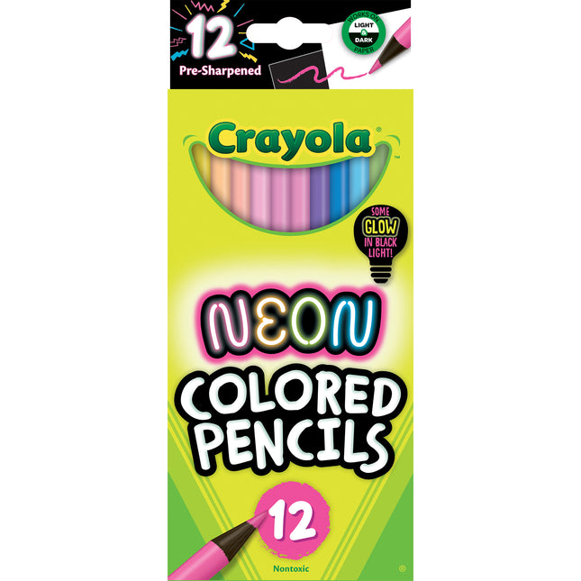Neon Colored Pencils, 12ct