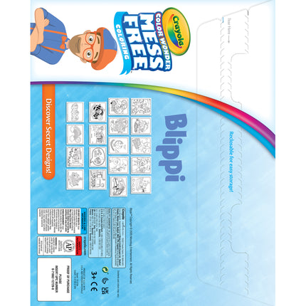 Blippi Coloring Pad & Markers Crayola Color Wonder