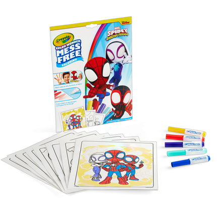 Spidey & Friends Color Pad & Markrs Crayola Color Wonder