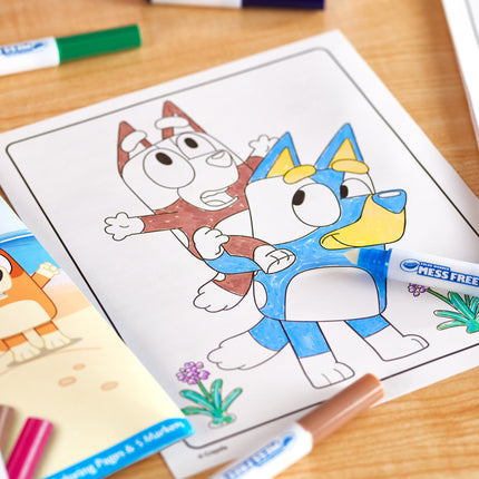 Bluey Coloring Pad & Markers Crayola Color Wonder