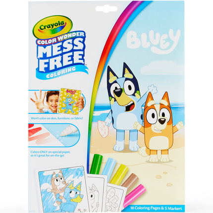 Bluey Coloring Pad & Markers Crayola Color Wonder