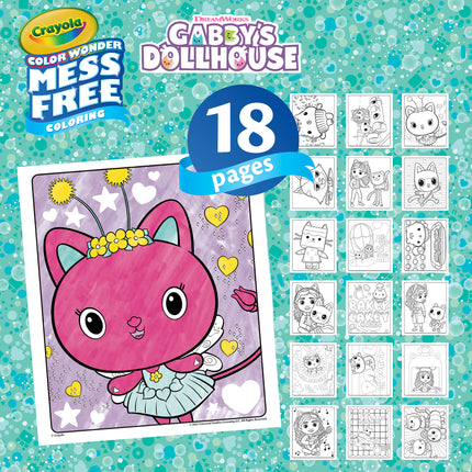 Gabby Dollhouse Coloring & Markers Crayola Color Wonder