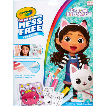 Gabby Dollhouse Coloring & Markers Crayola Color Wonder