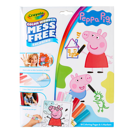 Color Wonder Mess Free Coloring Pad & Markers, Peppa Pig