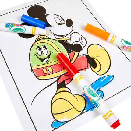 Mickey Coloring Pad & Markers Crayola Color Wonder
