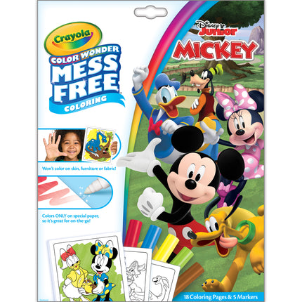 Mickey Coloring Pad & Markers Crayola Color Wonder