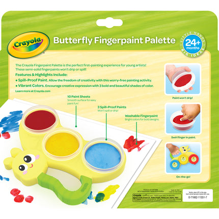 Butterfly Fingerpaint Palette