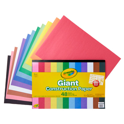 Giant Construction Paper Pad, 12x18