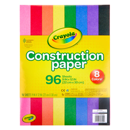 Construction Paper, 96 Sheets