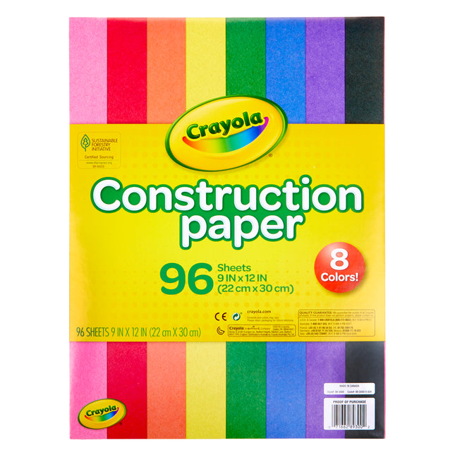 Construction Paper, 96 Sheets