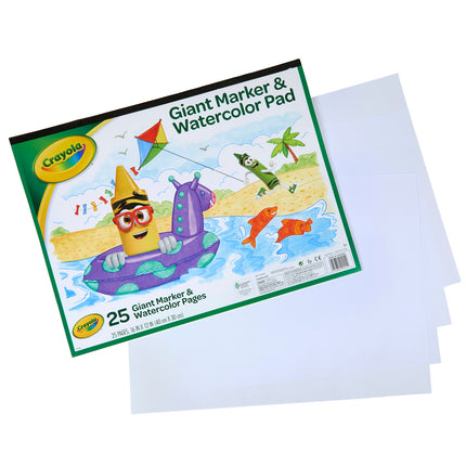 Giant Marker & Watercolor Pad