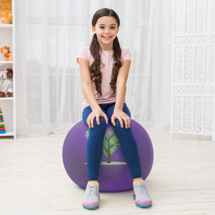 Exercise Ball with Stabilizing Sand, 65cm, Black