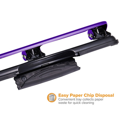 EZ Squeeze™ 3-Hole Punch, 12 Sheets, Purple