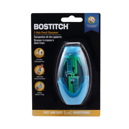 Twist-n-Sharp™ Duo Pencil Sharpener, Assorted Colors