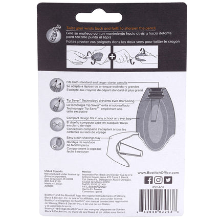 Twist-n-Sharp™ Duo Pencil Sharpener, Assorted Colors
