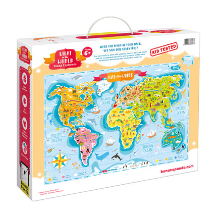 What in the World Young Explorers Jumbo Floor Puzzle