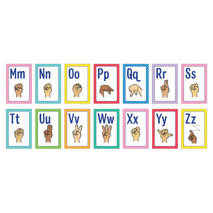 Mini Posters: Sign Language Alphabet Poster Set