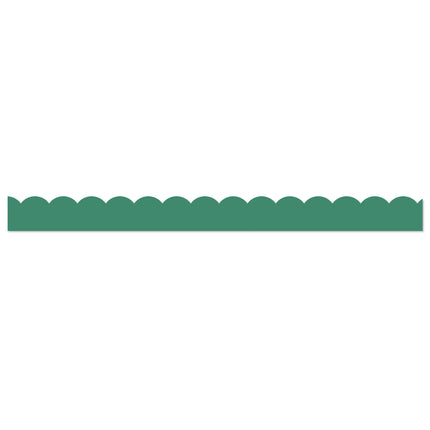 Grow Together Jade Green Scalloped Borders