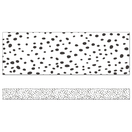 We Belong Black Dots Straight Borders