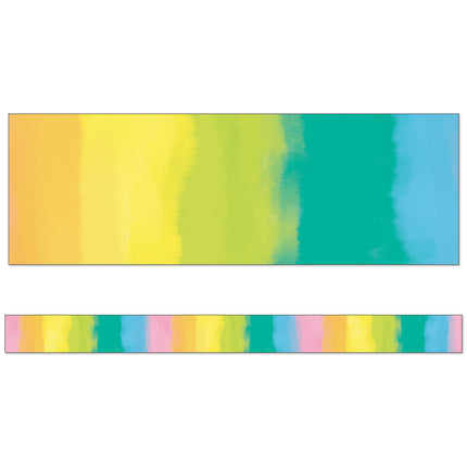 Creatively Inspired Watercolor Straight Borders