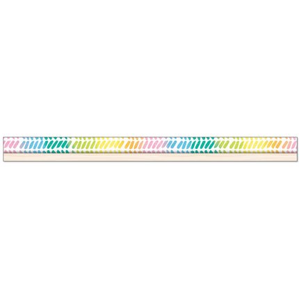 Creatively Inspired Watercolor Chevron Straight Borders