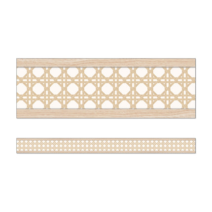 Woven Cane Straight Border