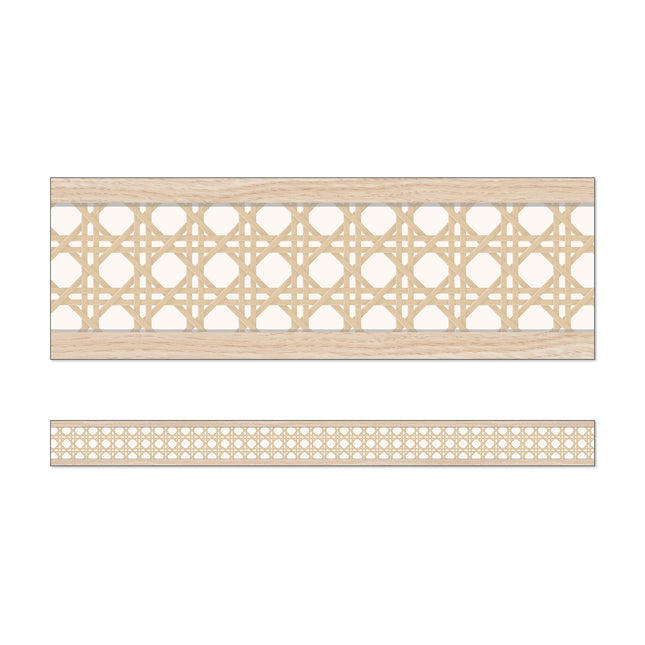 Woven Cane Straight Border