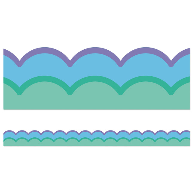 Cool Waves Scalloped Borders Happily Ever Elementary Retro Remx