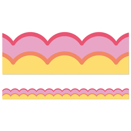 Warm Waves Scalloped Borders Happily Ever Elementary Retro Remx