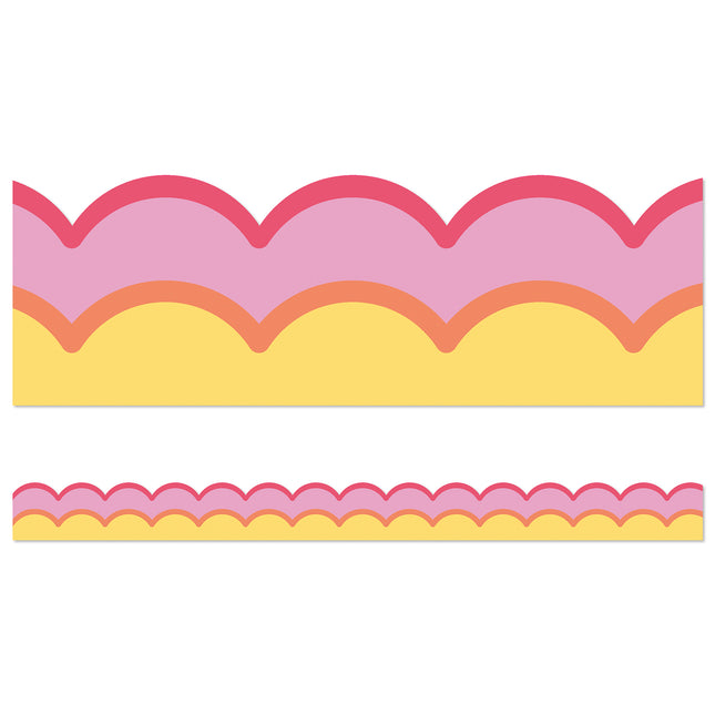 Warm Waves Scalloped Borders Happily Ever Elementary Retro Remx