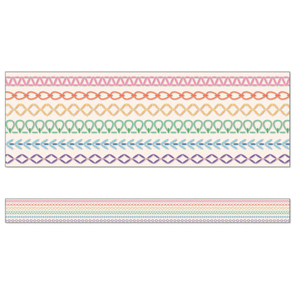 Rainbow Stitched Border Crafty & Cool