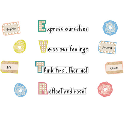 True to You In This Room We Thrive Bulletin Board Set