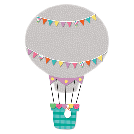 Up and Away Hot Air Balloons Cut-Outs, Pack of 36
