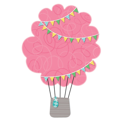 Up and Away Hot Air Balloons Cut-Outs, Pack of 36